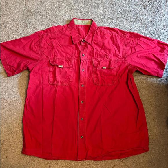 Eddie Bauer Other - Eddie Bauer short sleeve red shirt